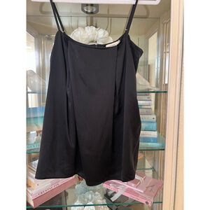 NWT NICHOLAS Black Silk Sleeveless Camisole Top Size 8